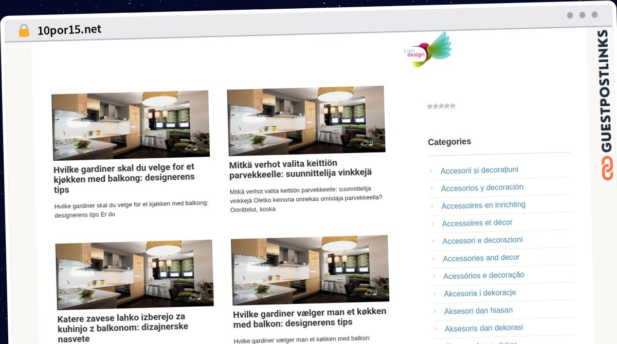 Publish Guest Post on 10por15.net
