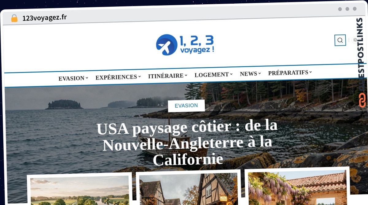 Publish Guest Post on 123voyagez.fr