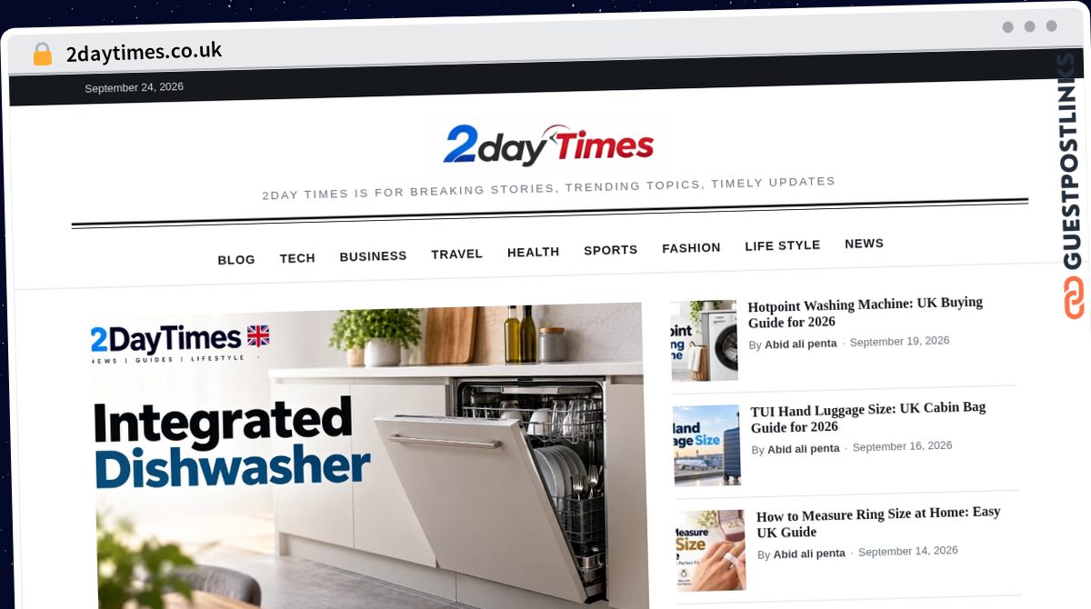 Publish Guest Post on 2daytimes.co.uk