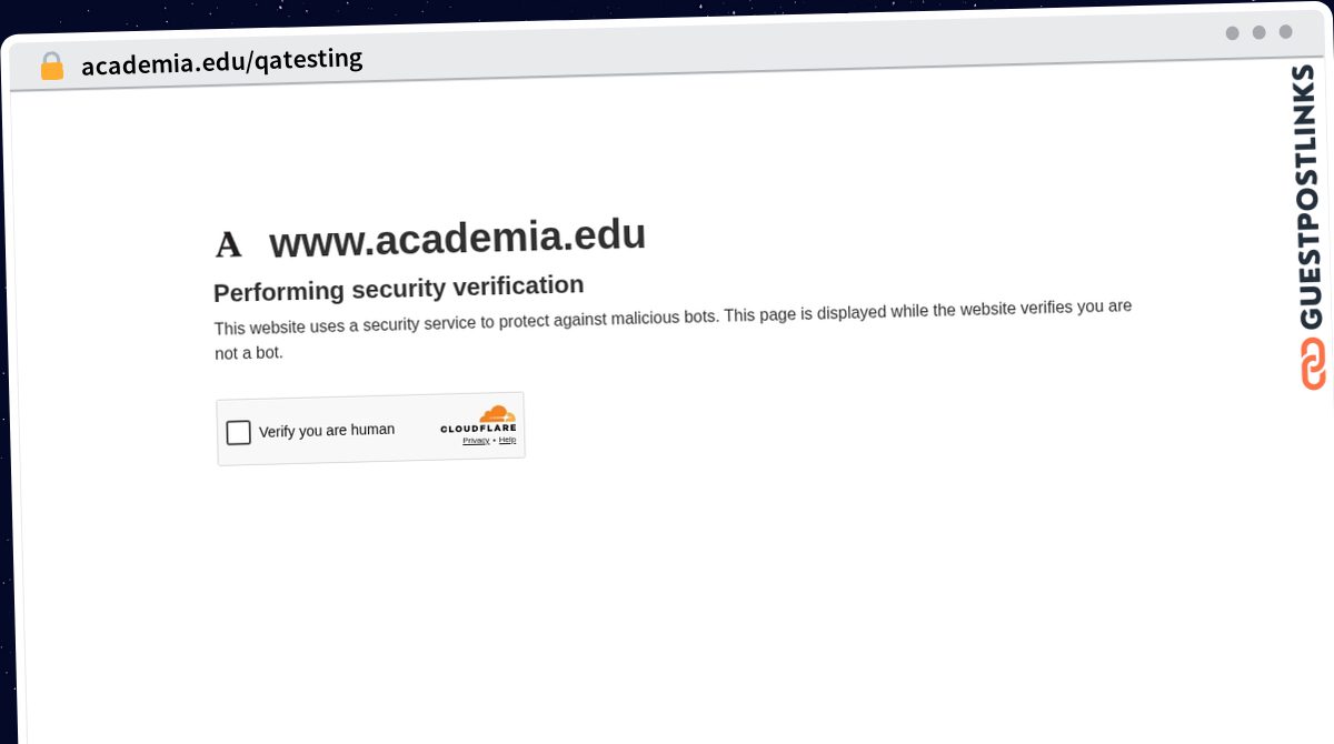 Publish Guest Post on academia.edu/qatesting