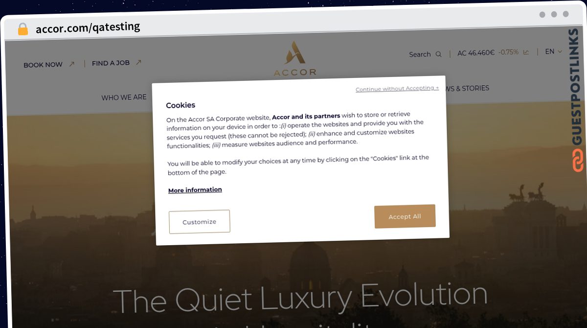 Publish Guest Post on accor.com/qatesting