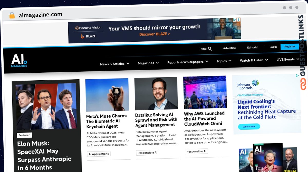 Publish Guest Post on aimagazine.com