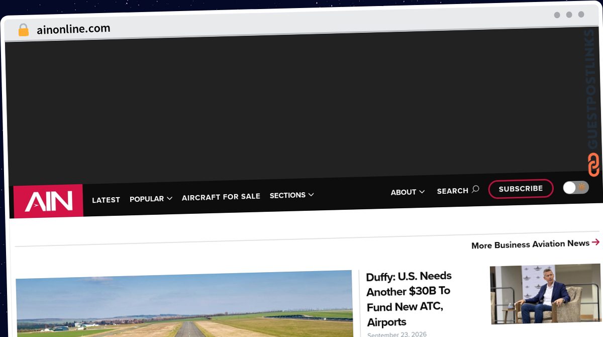 Publish Guest Post on ainonline.com