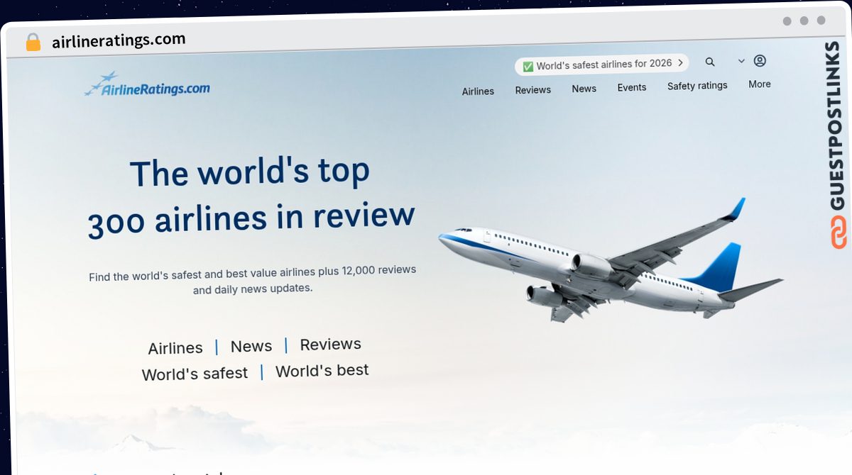 Publish Guest Post on airlineratings.com