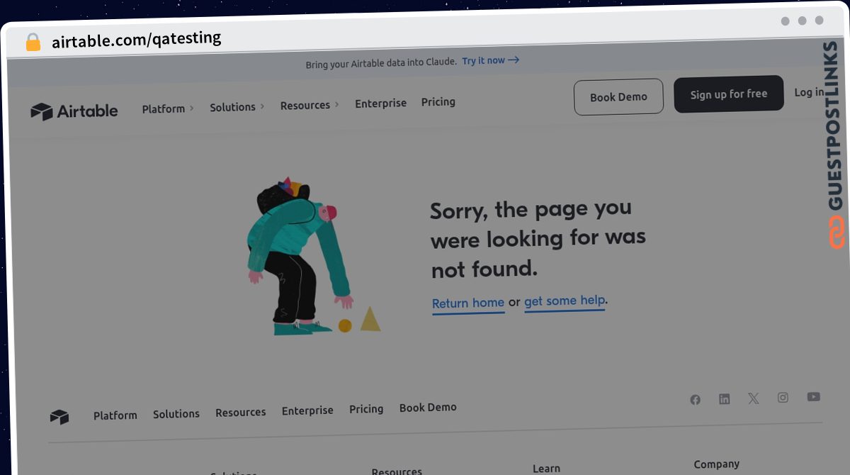 Publish Guest Post on airtable.com/qatesting