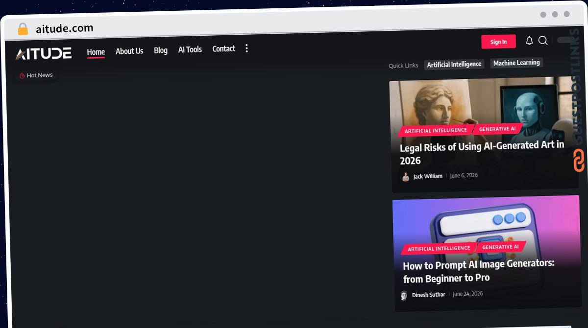 Publish Guest Post on aitude.com