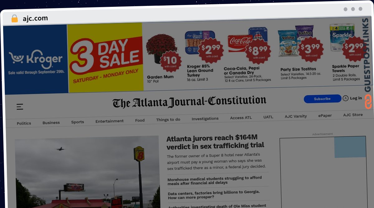 Publish Guest Post on ajc.com