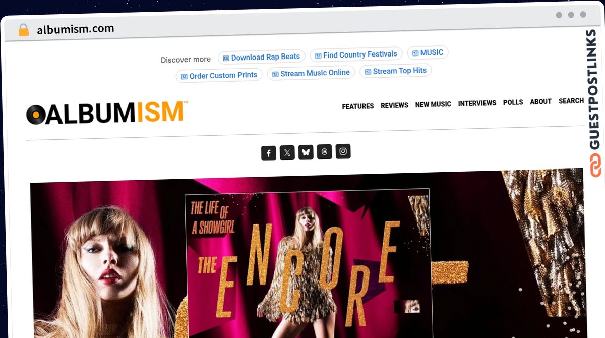 Publish Guest Post on albumism.com