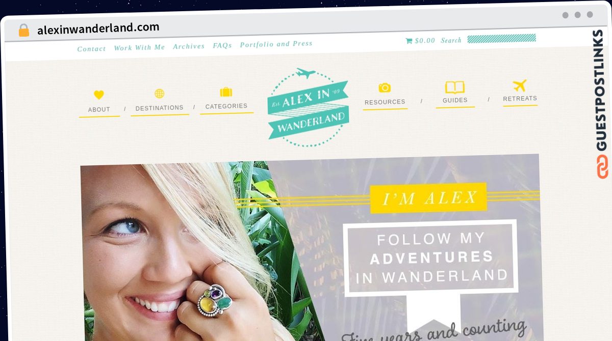 Publish Guest Post on alexinwanderland.com