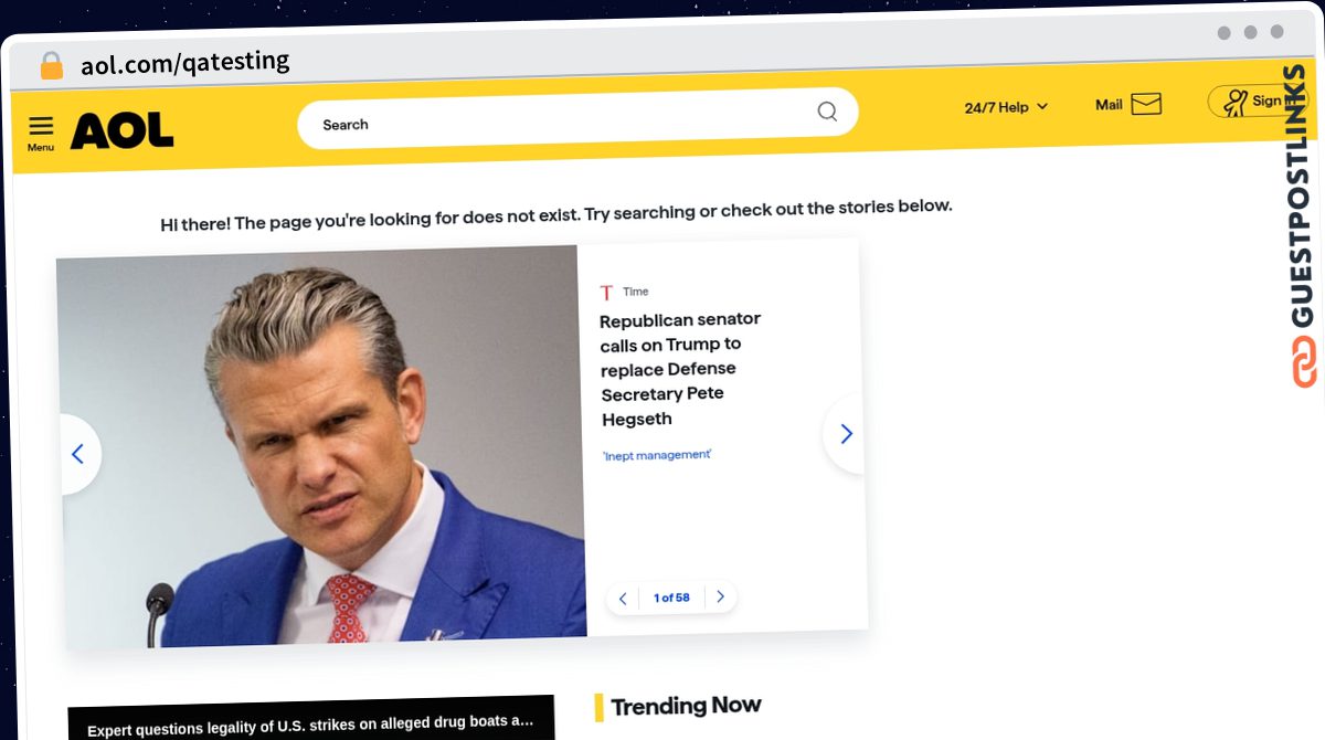 Publish Guest Post on aol.com/qatesting