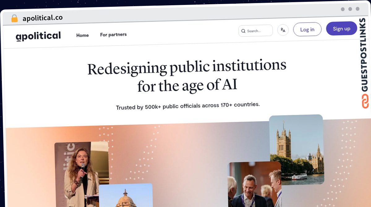Publish Guest Post on apolitical.co