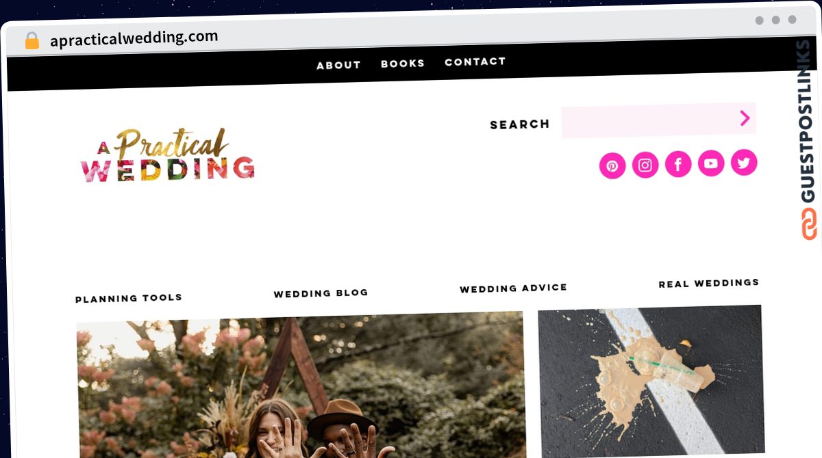 Publish Guest Post on apracticalwedding.com