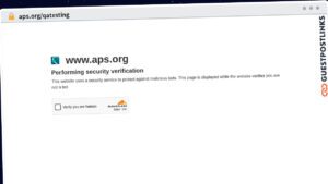 Publish Guest Post on aps.org/qatesting