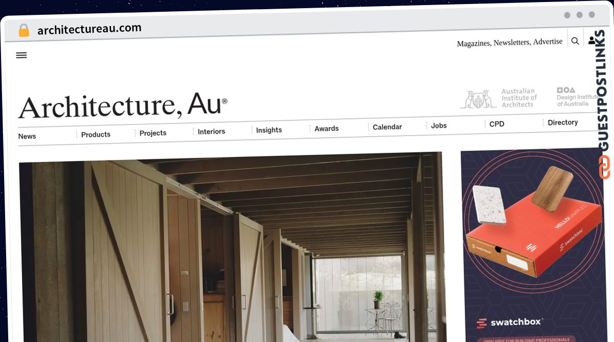 Publish Guest Post on architectureau.com