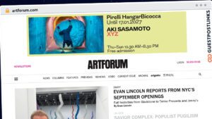 Publish Guest Post on artforum.com