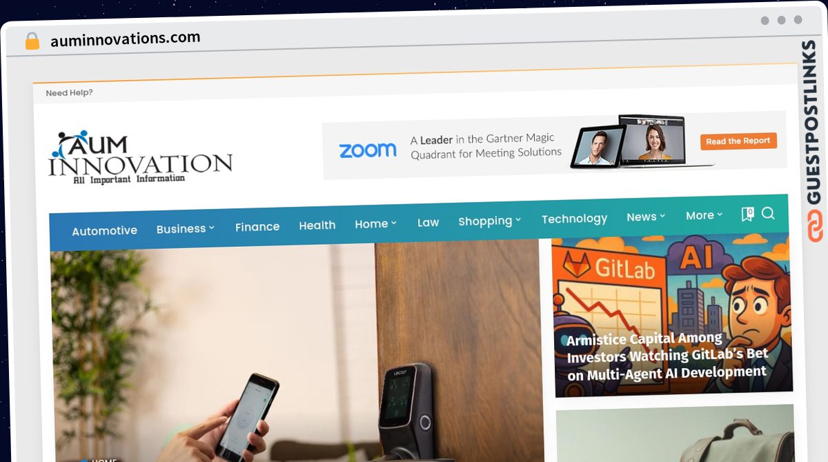 Publish Guest Post on auminnovations.com