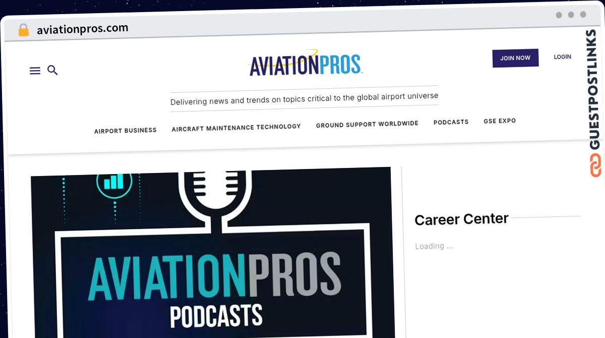Publish Guest Post on aviationpros.com