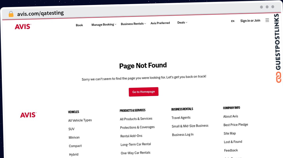 Publish Guest Post on avis.com/qatesting