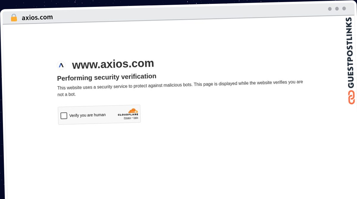 Publish Guest Post on axios.com