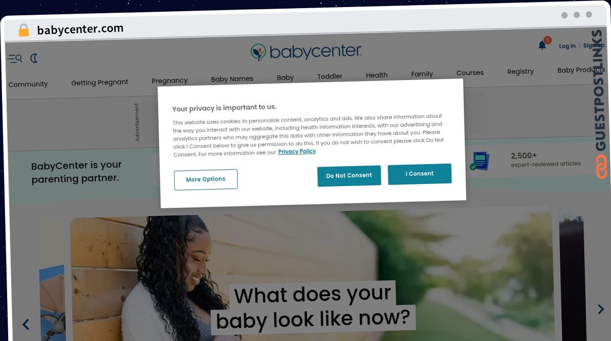 Publish Guest Post on babycenter.com