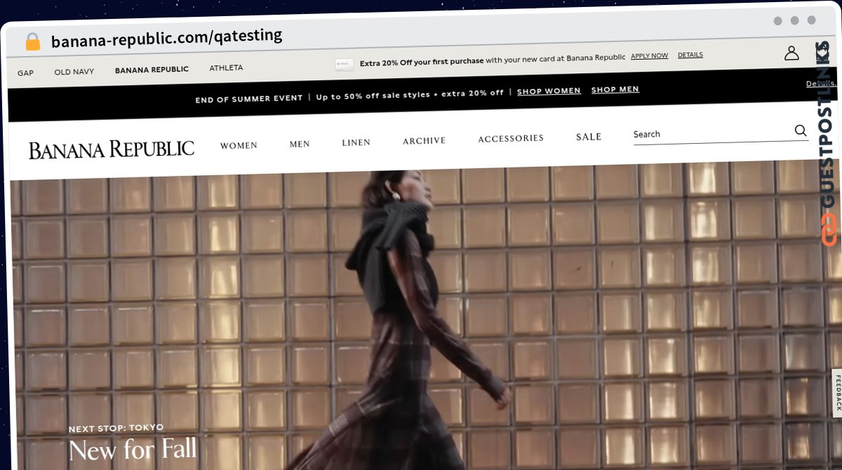 Publish Guest Post on banana-republic.com/qatesting