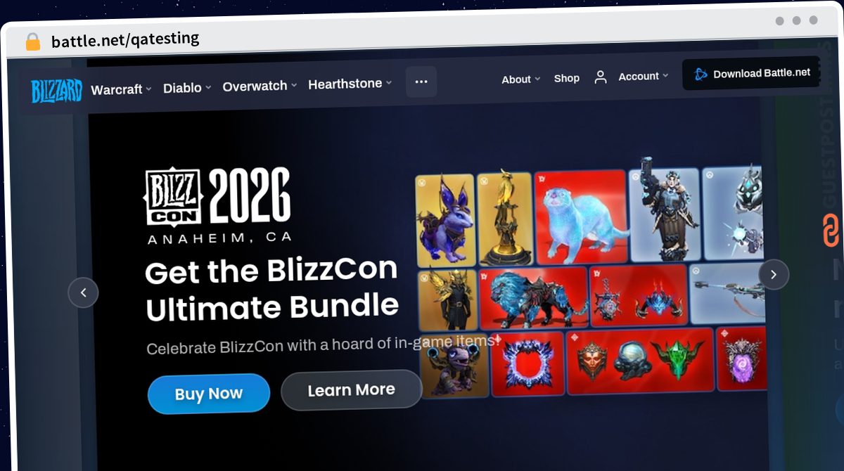 Publish Guest Post on battle.net/qatesting