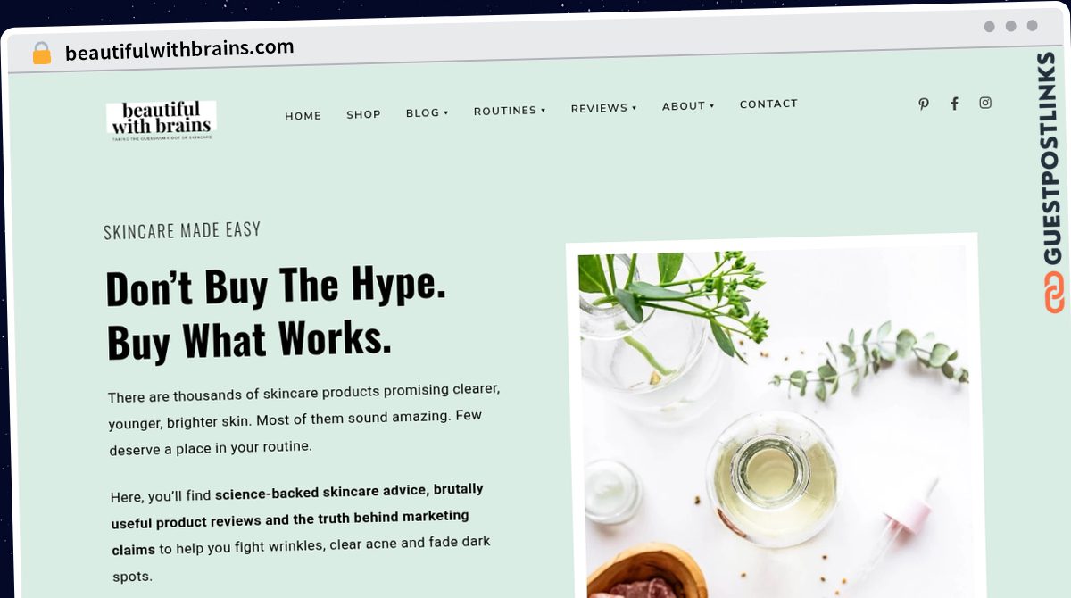 Publish Guest Post on beautifulwithbrains.com