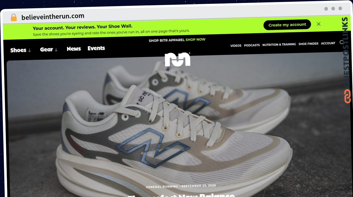 Publish Guest Post on believeintherun.com