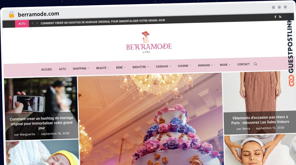 Publish Guest Post on berramode.com