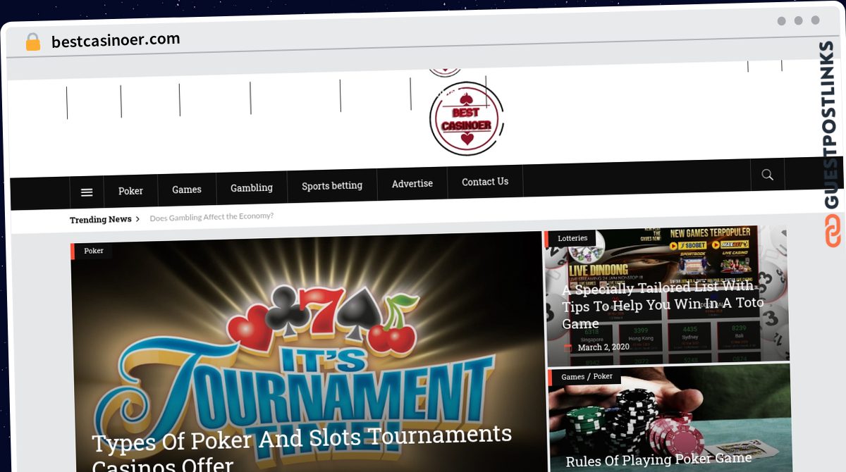 Publish Guest Post on bestcasinoer.com