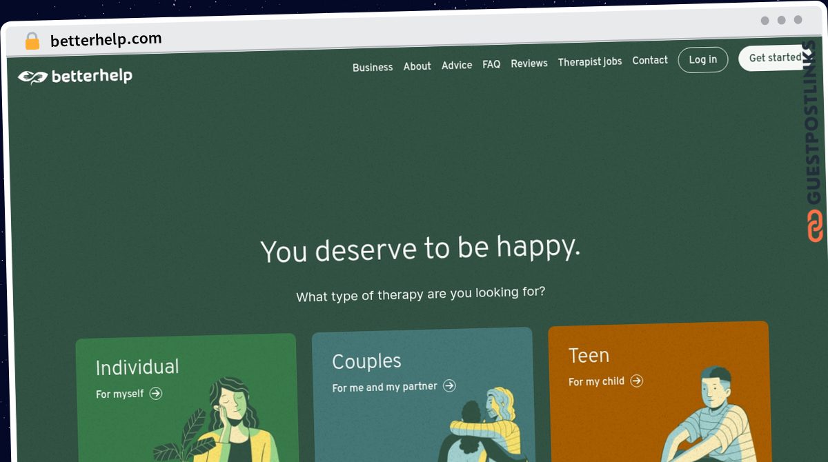 Publish Guest Post on betterhelp.com