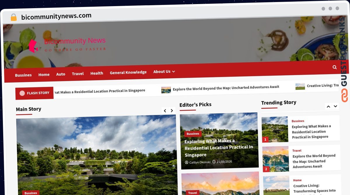 Publish Guest Post on bicommunitynews.com