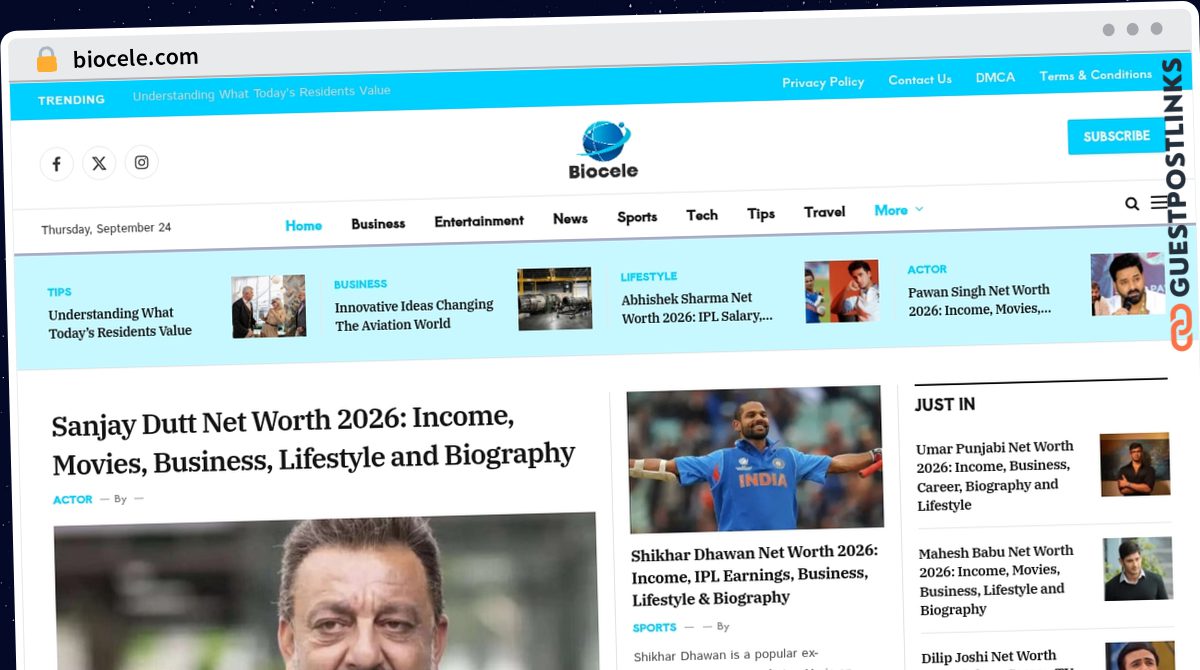 Publish Guest Post on biocele.com