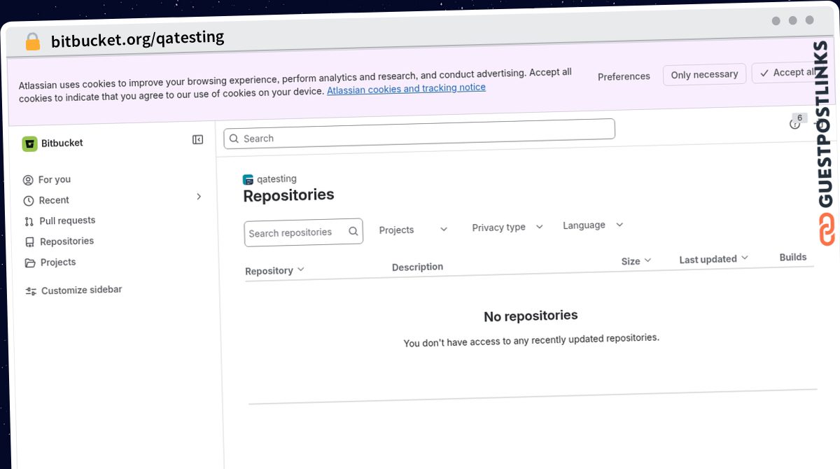 Publish Guest Post on bitbucket.org/qatesting