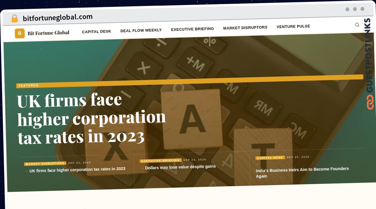 Publish Guest Post on bitfortuneglobal.com
