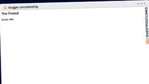 Publish Guest Post on blogger.com/qatesting