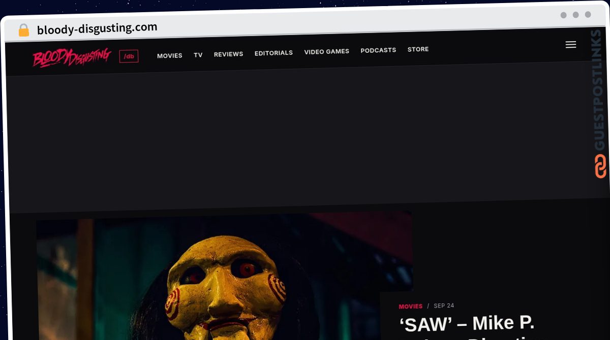 Publish Guest Post on bloody-disgusting.com
