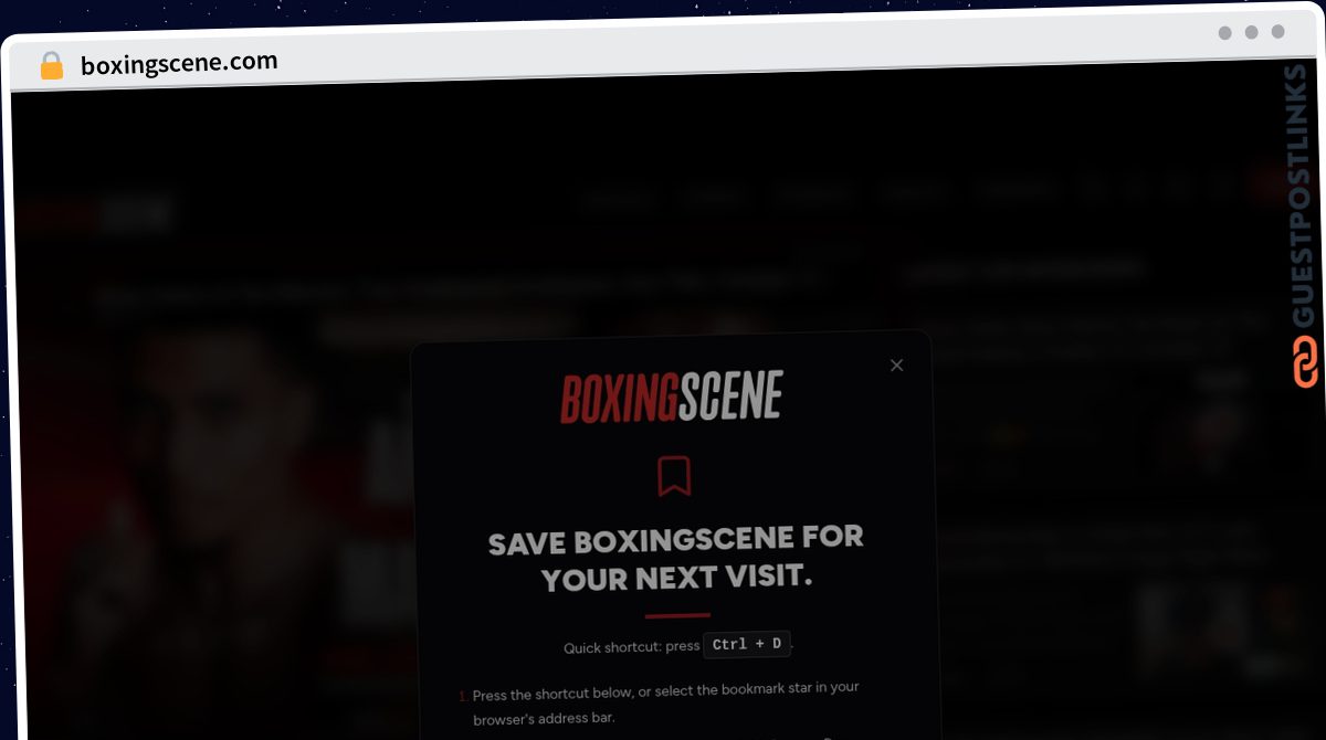 Publish Guest Post on boxingscene.com