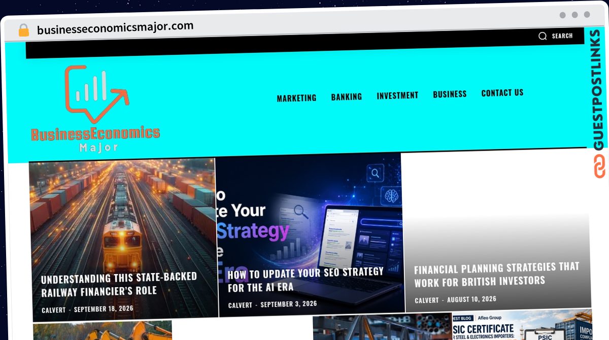 Publish Guest Post on businesseconomicsmajor.com