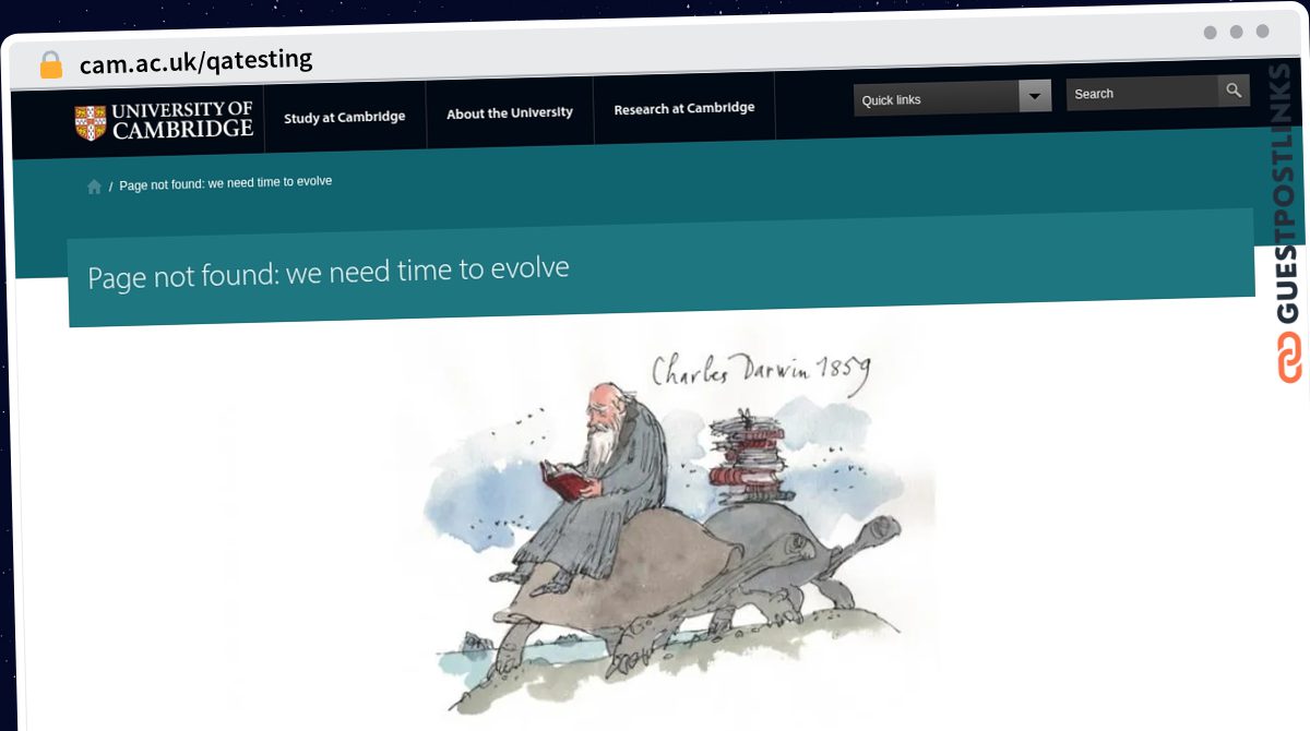 Publish Guest Post on cam.ac.uk/qatesting