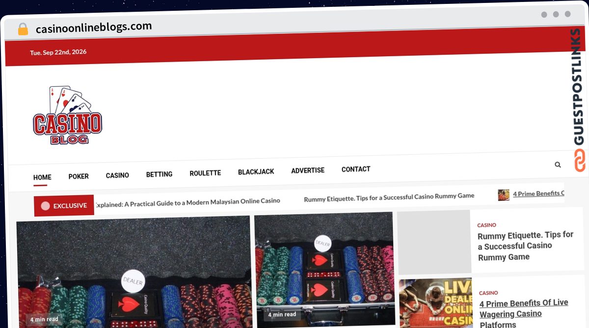 Publish Guest Post on casinoonlineblogs.com