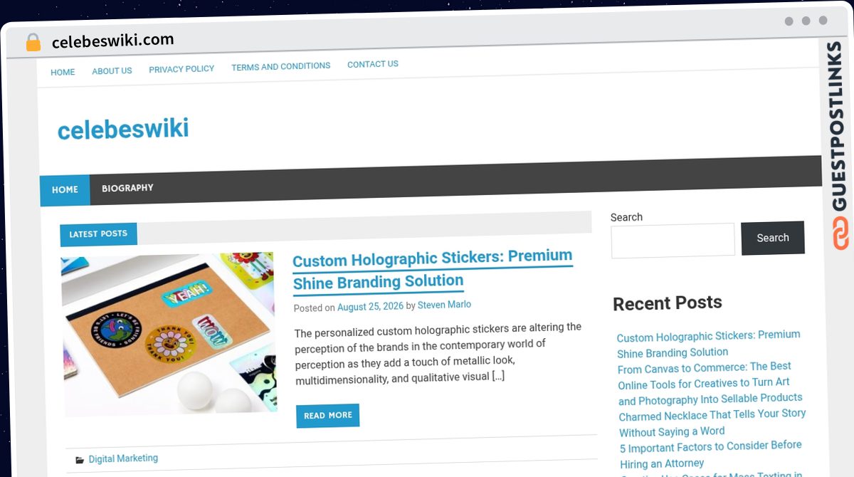 Publish Guest Post on celebeswiki.com