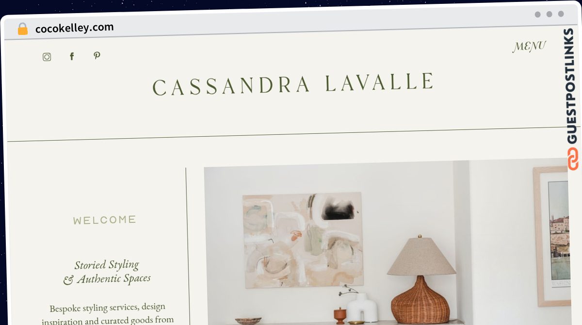 Publish Guest Post on cocokelley.com