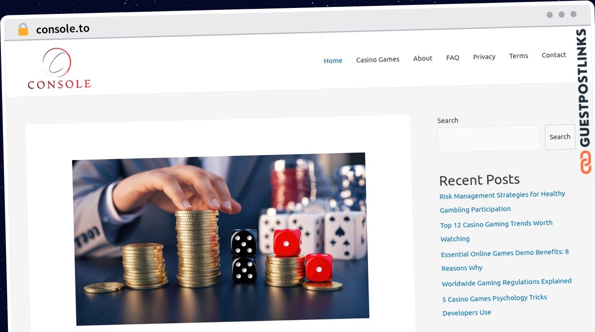 Publish Guest Post on console.to