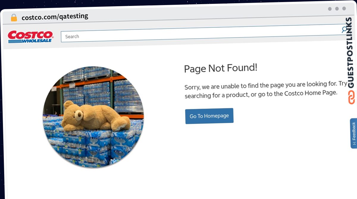 Publish Guest Post on costco.com/qatesting