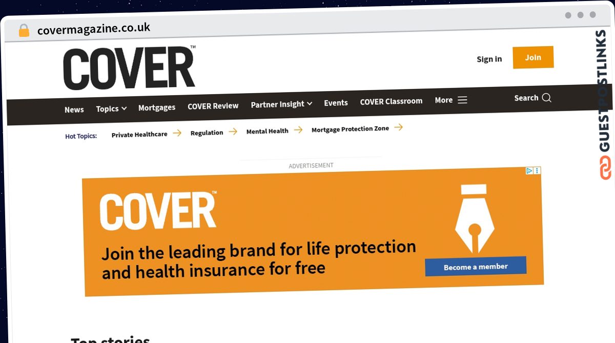 Publish Guest Post on covermagazine.co.uk