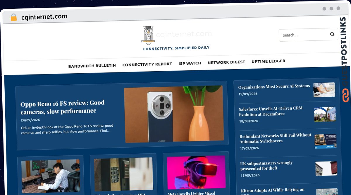 Publish Guest Post on cqinternet.com