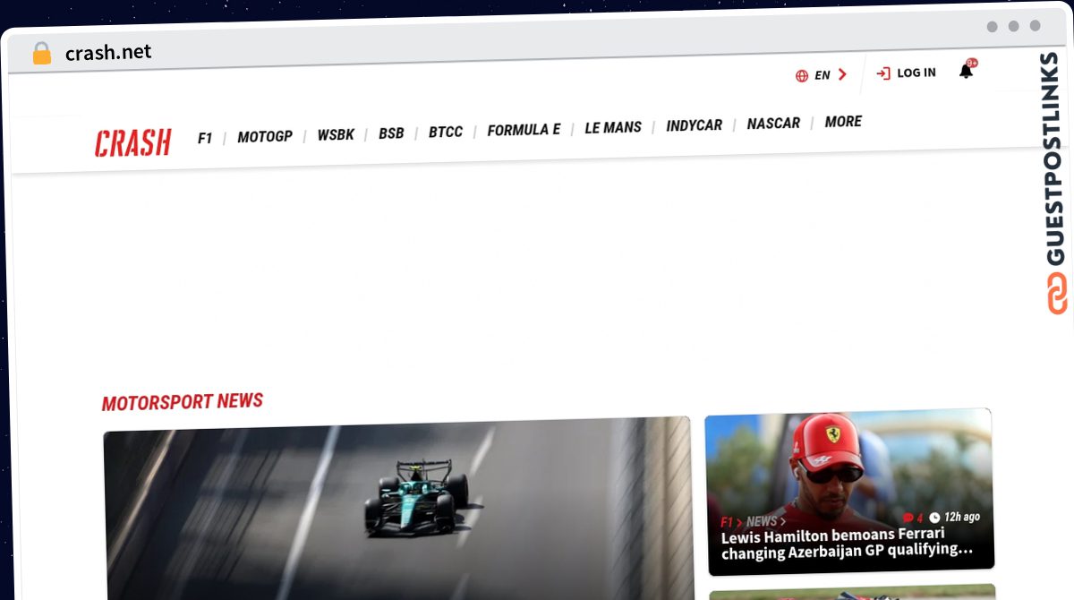 Publish Guest Post on crash.net