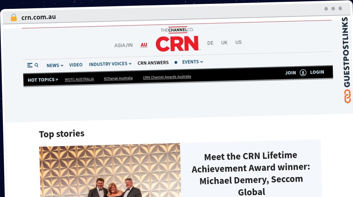 Publish Guest Post on crn.com.au