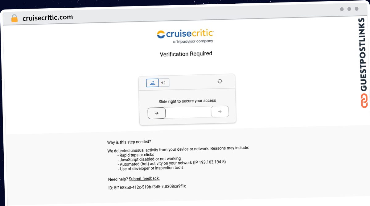 Publish Guest Post on cruisecritic.com